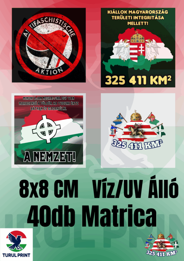 Nemzetünk Szolgálatában! Matricacsomag